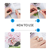 Unicraftale DIY Finger Rings Making Kits DIY-UN0001-15P-8