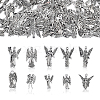 100pcs 10 Styles Tibetan Style Alloy Pendants TIBEP-CJ0001-42-3