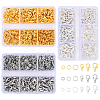 558Pcs 3 Styles Iron Open Jump Rings FIND-YW0007-77-2