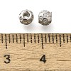 925 Sterling Silver Micro Pave Clear Cubic Zirconia Beads STER-U006-12P-3