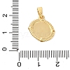 Brass Enamel Pendants KK-P291-05G-3