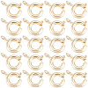 20Pcs Brass Spring Ring Clasps KK-BBC0025-72B-7