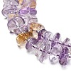 Natural Ametrine Beads Strands G-Z124-A02-02-4
