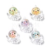 Luminous Transparent Resin Pendants X-RESI-K019-05-1