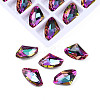 48Pcs Glass Rhinestone Cabochons MRMJ-N029-03-07-2