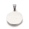 Non-Tarnish 304 Stainless Steel Pendants X-STAS-I131-10P-2