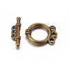 Tibetan Style Alloy Toggle Clasps K0P3A071-1