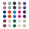 300Pcs 15 Colors Natural Crackle Agate Beads G-TA0001-26-2