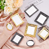 CRASPIRE 8Pcs 8 Style Miniature Retro Plastic Mirrors MJEW-CP0001-01-3