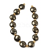 Natural Pyrite Beads Strands X-G-Z131-H01-01-3