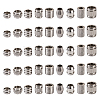  90Pcs 9 Styles 201 Stainless Steel European Beads STAS-TA0001-99-11