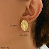 Geometric Stainless Steel Stud Earrings for Women EX7341-1-1