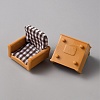 Mini Plastic & Cloth Furniture Kit AJEW-WH0348-239-2