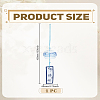 Glass Round Wind Chimes AJEW-WH0270-709C-2