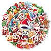 50Pcs Christmas Theme Cartoon Paper Stickers DIY-P085-05-2