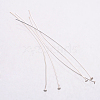 925 Sterling Silver Flat Head Pins STER-K017-50mm-S-2