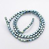 Electroplate Non-magnetic Synthetic Hematite Beads Strands G-J213D-07-2