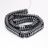 Non-magnetic Synthetic Hematite Beads Strands G-P341-40-4x8mm-2