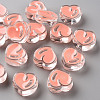 Transparent Enamel Acrylic Beads TACR-S155-004C-1