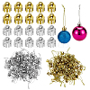 200Pcs 2 Colors Plastic Pendant Bail KY-AR0001-38B-1