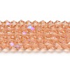 Transparent Electroplate Glass Beads Strands LS-EGLA-A039-T2mm-L15-1
