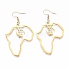 201 Stainless Steel Dangle Earrings EJEW-O101-01G-2