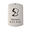 Non-Tarnish 304 Stainless Steel Pendants LS-STAS-C098-01F-P-1