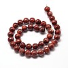 Natural Red Jasper Round Bead Strands G-P072-19-12mm-2