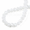 Electroplate Glass Beads Strands X-EGLA-A034-P4mm-A21-3