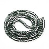 Baking Paint Transparent Glass Beads X1-DGLA-N011-6mm-07-2