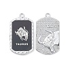 Alloy Twelve Constellations Series Big Pendants PALLOY-O107-01P-04-2