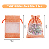 20Pcs 10 Colors Linen Pouches ABAG-HY0001-05-2