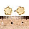 304 Stainless Steel Pendant Cabochon Settings STAS-A194-05H-G-3