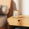 Rectangle Wood with Paper Photo Frame Stand AJEW-WH0314-954-5