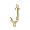 Rack Plating Brass Connector Charms KK-P245-07G-J-1
