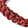 7 Inner Cores Polyester & Spandex Cord Braided Bracelets for Men Women BJEW-JB12571-01-3