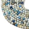 Natural Blue Azurite Beads Strands GG-CBAE031-A03-3mm-4