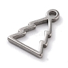 Anti-Tarnish 304 Stainless Steel Charms LS-STAS-R003-01P-06-2