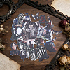 6 Sets 6 Styles Retro Paper Self-Adhesive Stickers DIY-WR0005-67-4
