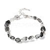 Natural Rutilated Quartz Beads Bracelets for Women BJEW-H623-02S-12-4