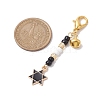 3Pcs Alloy Enamel Pendant Decorations HJEW-MZ00046-3