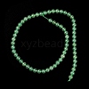 Natural Green Aventurine Round Bead Strands G-P070-37-6mm-4
