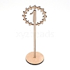 Wooden Table Plate Display Decoration DJEW-WH0015-09A-3