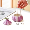 Onion Shape Ceramic Jewelry Storage Box PW-WGADE68-01-2