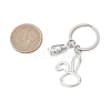 Rabbit and Lantern Alloy Keychain KEYC-JKC01072-3