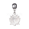 Alloy European Dangle Charms MPDL-L028-65AS-2