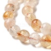Heated Natural Citrine Beads Strands G-S362-105B-6