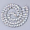 Electroplate Glass Beads Strands EGLA-S176-08A-A01-2