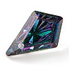 Embossed Glass Rhinestone Pendants GLAA-J101-01B-001VO-4