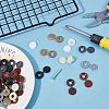 Gorgecraft 200Pcs 8 Colors Plastic Furniture Fence Screw Hole Plug FIND-GF0004-63-4